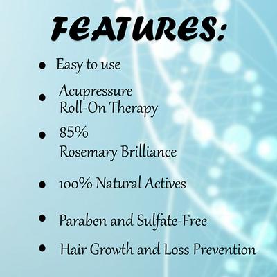 Ktein 100% Plant-Based Active Intensive Hair Treatment Serum with Acupressure Roll-On Therapy 30 ml - Hair Serums