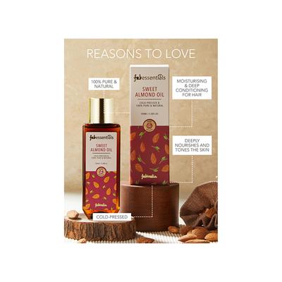 Fabessentials Sweet Almond Oil 100 ml - Hair Oils