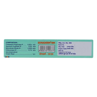 Sonaderm NM Cream 15gm - Skin Infections-Toc