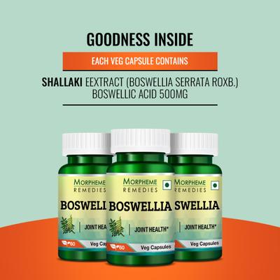 Morpheme Remedies Boswellia 500 mg Veg Capsule 60's - Vital Health