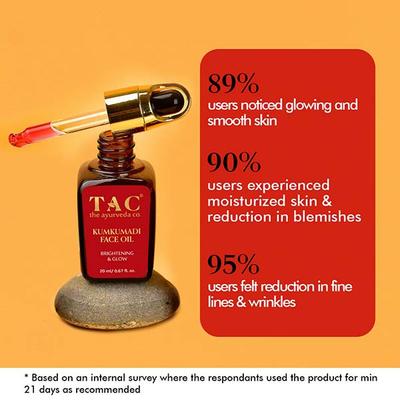 TAC The Ayurveda Co. Kumkumadi Face Oil 200 ml (N) - Personal Care (Ayush)