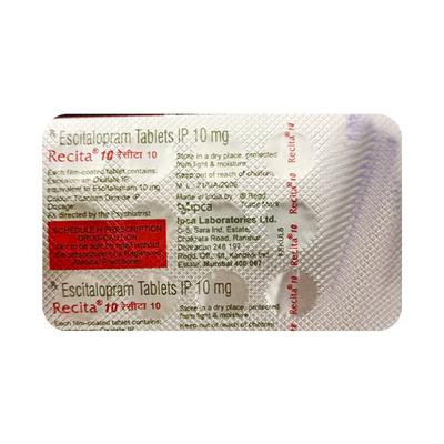 RECITA 10 Tablet 15's - Depression-Ant