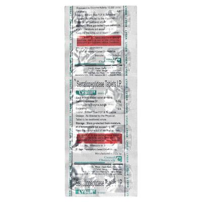 Lyser 5mg Tablet 10'S - Pain relief-Nsa