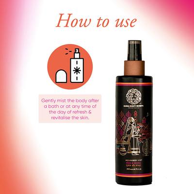 Global Beauty Secrets Indian Rose and Kewda Body Mist 100 ml - Body Mist/Spray