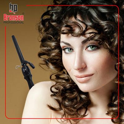 Bronson Professional Hair Curler Tong 19 mm Barrel with Digital Temperature Controller 12's - Rollers & Curlers