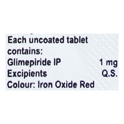 CUPRIDE 1 Tablet 10's - Diabetes-Ant