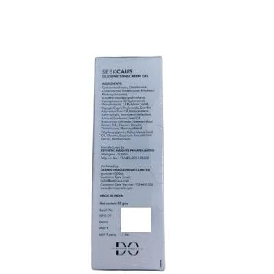 Seekcaus Silicone Sunscreen Gel SPF 50 PA++++ 50 g - Face Sunscreen