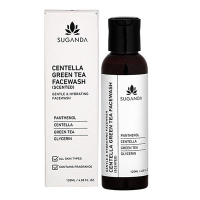 Suganda Centella Green Tea Facewash Scented 120 ml - Face Wash & Cleansers