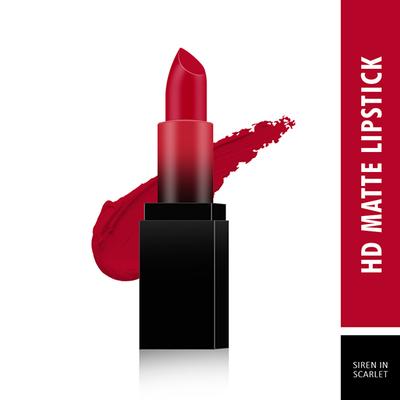 Swiss Beauty HD Matte Lipstick - (Siren in scarlet) 3.5 gm - Lipsticks