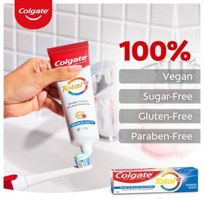Colgate-Palmolive,Colgate Total Whole Mouth Health, Antibacterial Toothpaste (Advanced Health) 120 gm - Toothpaste