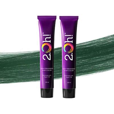 2.Oh! Semi Permanent Hair Color 100 ml each - Emerald Green 2's - Crème