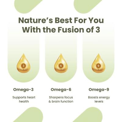 Revital Omega 3 Vegetarian 1000 mg Flaxseed Oil Capsules 60's - Omega Fish Oil Fatty Acids