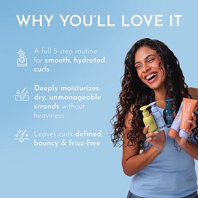 Fix My Curls Complete Curl Care Travel Kit, 100ml 5's - Hair Sets & Kits