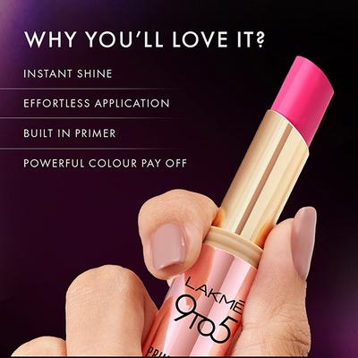 Lakme 9 to 5 P+S Lipstick Pink Rose 3.6 gm - Lipsticks