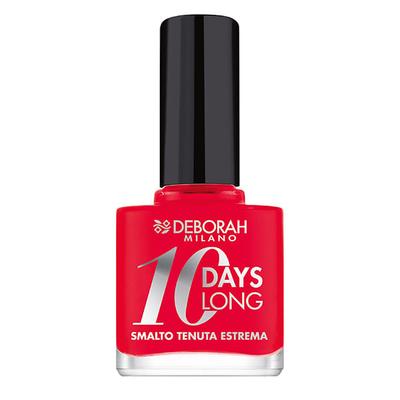 Deborah Milano 10 Days Long - 870 Coral Red Nail Polish 11 ml - Nail Polish