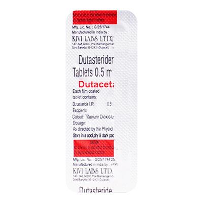 DUTACET 0.5mg Tablet 10's - Bladder And Prostate Disorders-Dru