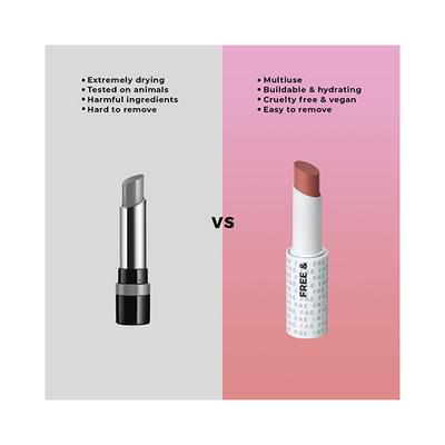 FAE Beauty Deep Wine Buildable Matte Lipstick Shade Too Dark 3.5 gm - Lipsticks