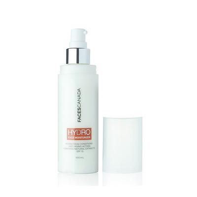 Faces Canada Hydro Face Moisturiser Hyrates & Conditions Anti-Aging Action Contains Natural Extracts SPF 15 100Ml - Face Moisturizers
