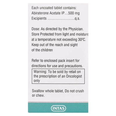 Abiratas 500mg Tablet 60'S - Cancer Oncology-Cyt