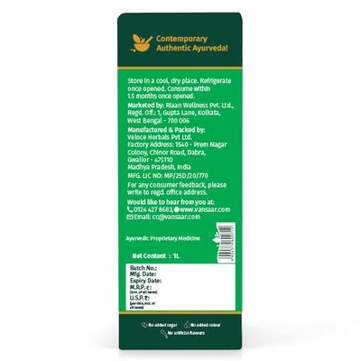 Vansaar 45+ Aloe Vera Juice 1 L - Ayurvedic Juices