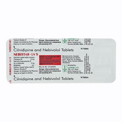 NEBISTAR LN 5 Tablet 10's - Hypertension-Bet