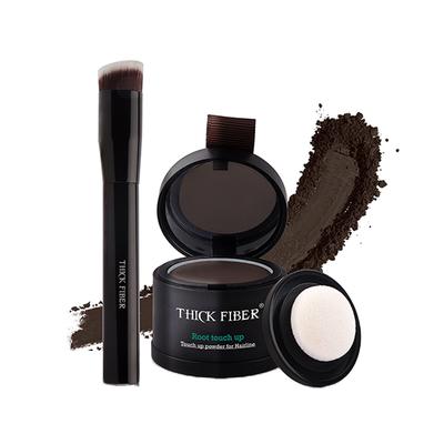 Thick Fiber Root Touch Up Powder - Dark Brown 4 gm - Clays & Mousses