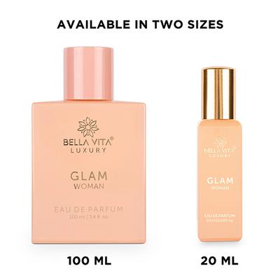Bella Vita Organic GLAM Woman Eau De Parfum For Her 100 ml - Women Perfumes (Edt/Edp)