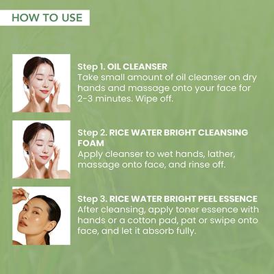 O3+ Mijoo Korea Glass Glow Facial Kit with Rice Water & Probiotics for Radiance - All Skin Types 50 gm - Facial Kits