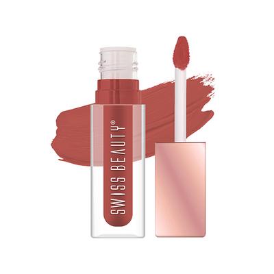 Swiss Beauty Hold Me Matte Liquid Lipstick (Naked Brown) 4.5 ml - Liquid Lipsticks