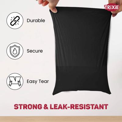 Trixie Dog Dirt Pick-UP Bags Refill - Black (Pack Of 4 X 20's) 1 s - Pet accessories