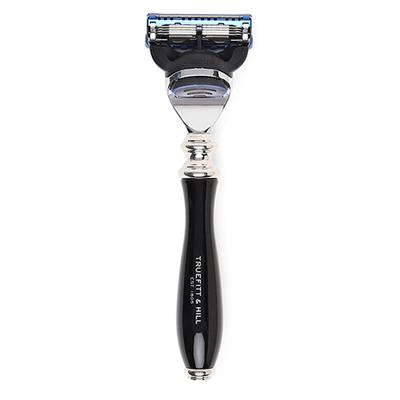 Truefitt and Hill Faux Ebony Fusion Shaving Razor Chrome Wellington Essential Grooming Collection For Men 1's - Razors & Cartridges