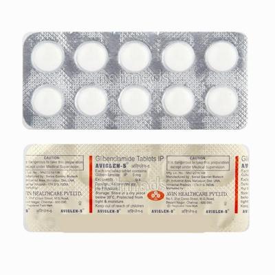 Aviglen 5mg Tablet 10'S - Diabetes-Ant