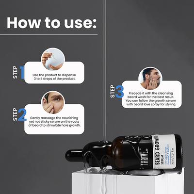 ThriveCo Beard Growth Serum 30 ml - Beard Serum