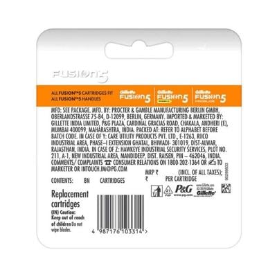 Gillette Fusion 5 Cartridges - 8's - Razors & Cartridges