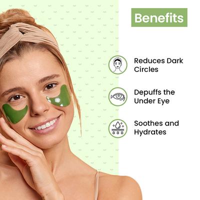 Tnw The Natural Wash Hydrogel Under Eye Patches with Green Tea and Cucumber 30's - Dark Circle & Wrinkle Busters
