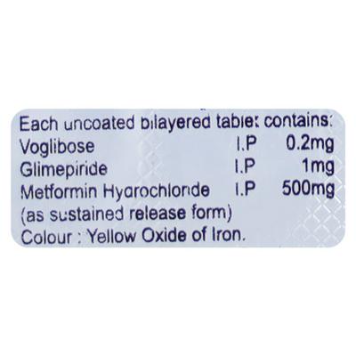 VOLIBOSE TRIO 1mg Tablet 10's - Diabetes-Ant
