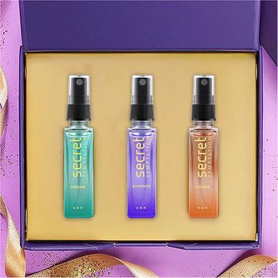 Secret Temptation Fragrancegift Set with Romance Adore And Dream Perfume 8ml Each 3's - Women Perfumes (Edt/Edp)