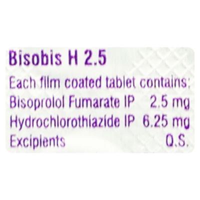 BISOBIS H 2.5 Tablet 10's - Hypertension-Bet