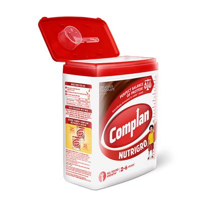 Complan Nutrigro (2-6 Years) Powder - Chocolate Flavour 400 gm (Jar) - Kids Nutrition