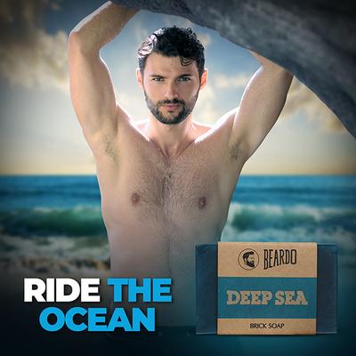 Beardo Brick Soap - Deep Sea 125 gm - Soaps
