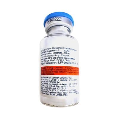 Meronem 500mg Injection 1'S - Bacterial Infections-OBL
