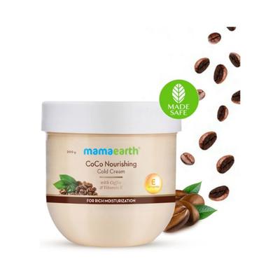 Mamaearth CoCo Nourishing Cold Cream For Dry Skin With Coffee and Vitamin E 200 gm - Creams/Oils/Lotions