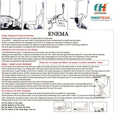 AmbiTech PVC Enema kit 1's - Indigestion/Constipation