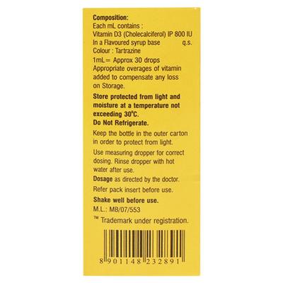 Kidrich D3 Nano 800IU Drops 15ml - Supplements-Vit