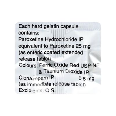 PEXEP PLUS 25mg Capsule 10's - Depression-Ant