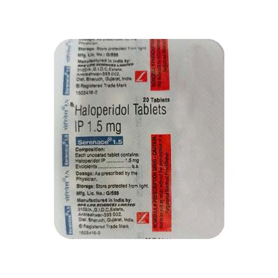 SERENACE 1.5 Tablet 20's - Psychosis-Ans