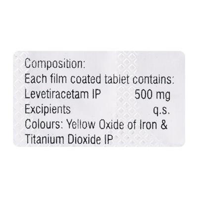 Emlevo 500mg Tablet 10'S - Epilepsy/Convulsion-Ant