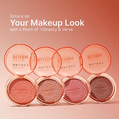Swiss Beauty Select High On Blush With Natural Matte Finish - Burnt Rose 8 gm - Blushes