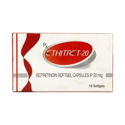 Ethitret 20mg Capsule 10'S - Acne-Acn