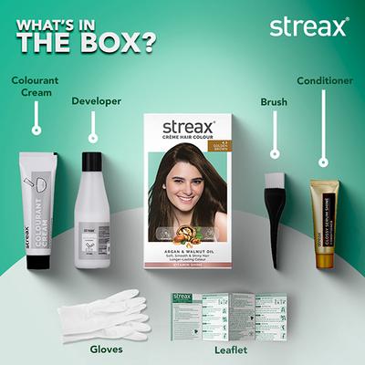 Streax Hair Colour - Golden Brown (50gm + 50ml) 1's - Crème